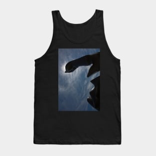 Reclining Figure Cut Tank Top